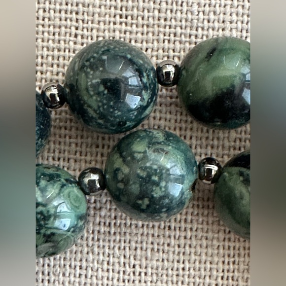 24 inch Kambaba Gemstone bead necklace NWOT - Picture 7 of 14